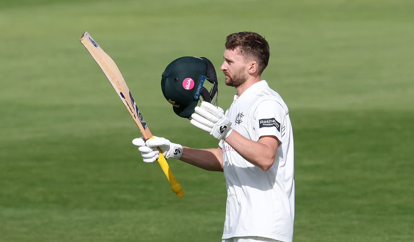 Clarke's fourth ton of season leads Nottinghamshire recovery