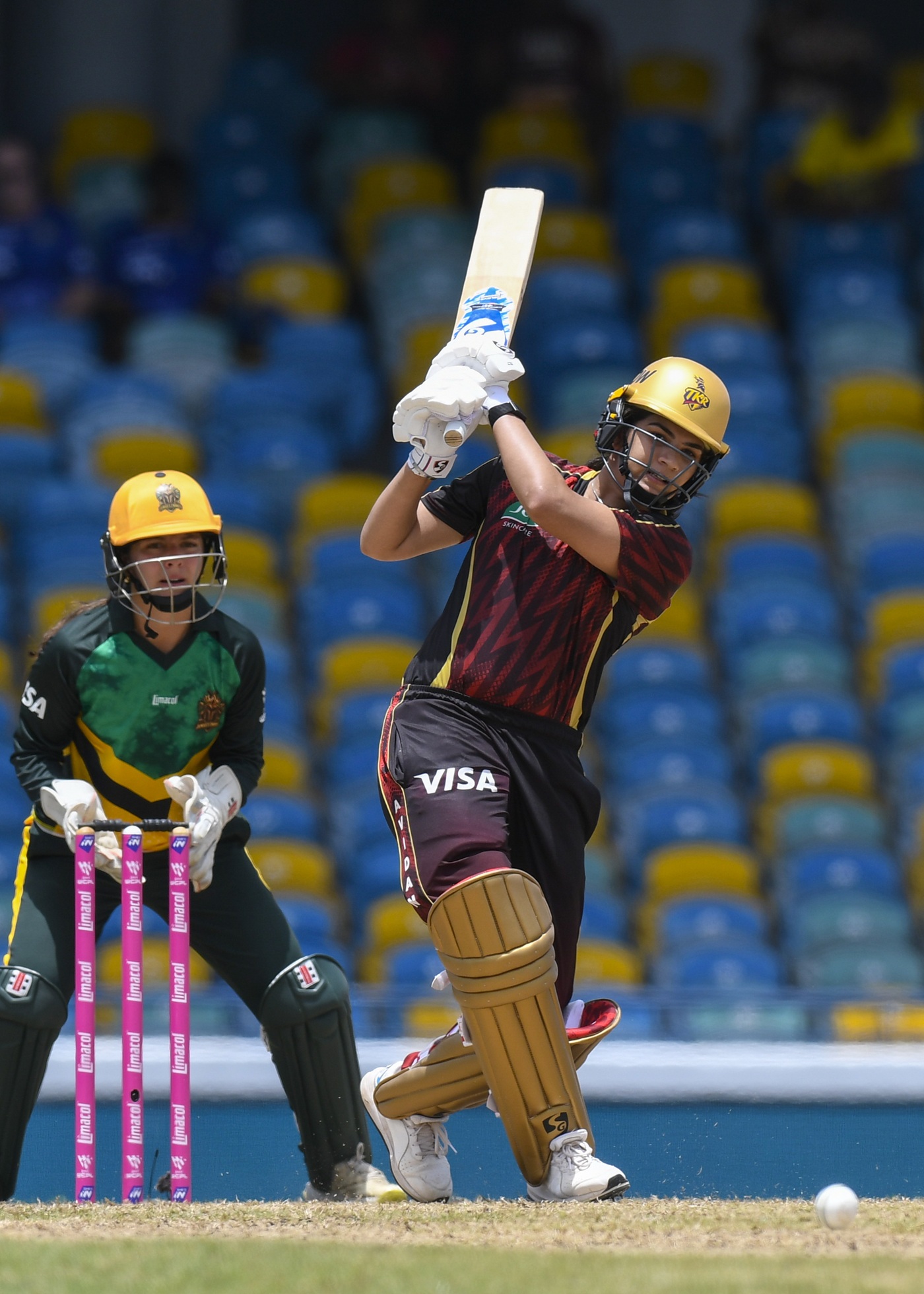 Bhatia half-century, Ramharack three-for hand Trinbago Knight Riders comfortable win