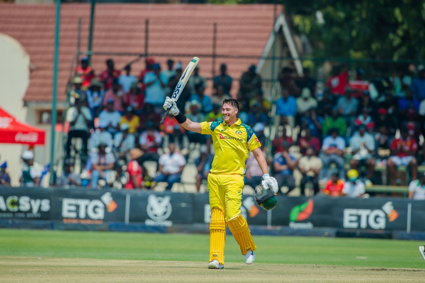 Renshaw's maiden ODI hundred leads Australia to 294