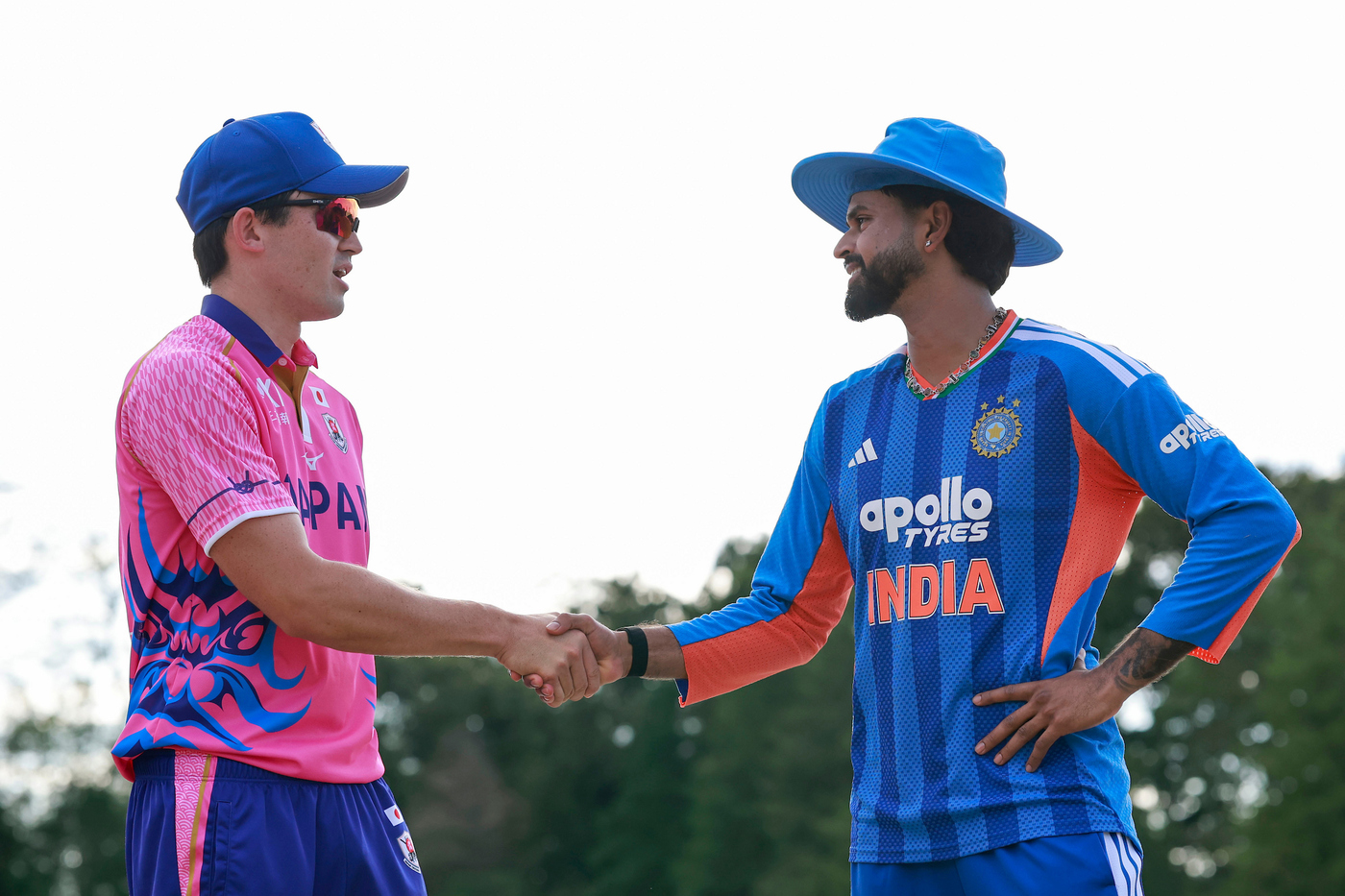 India bat first in five-over shootout against Japan