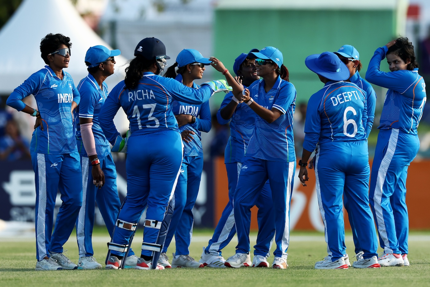 Mandhana, Shafali and Ghosh lead dominant India to Asian Games gold