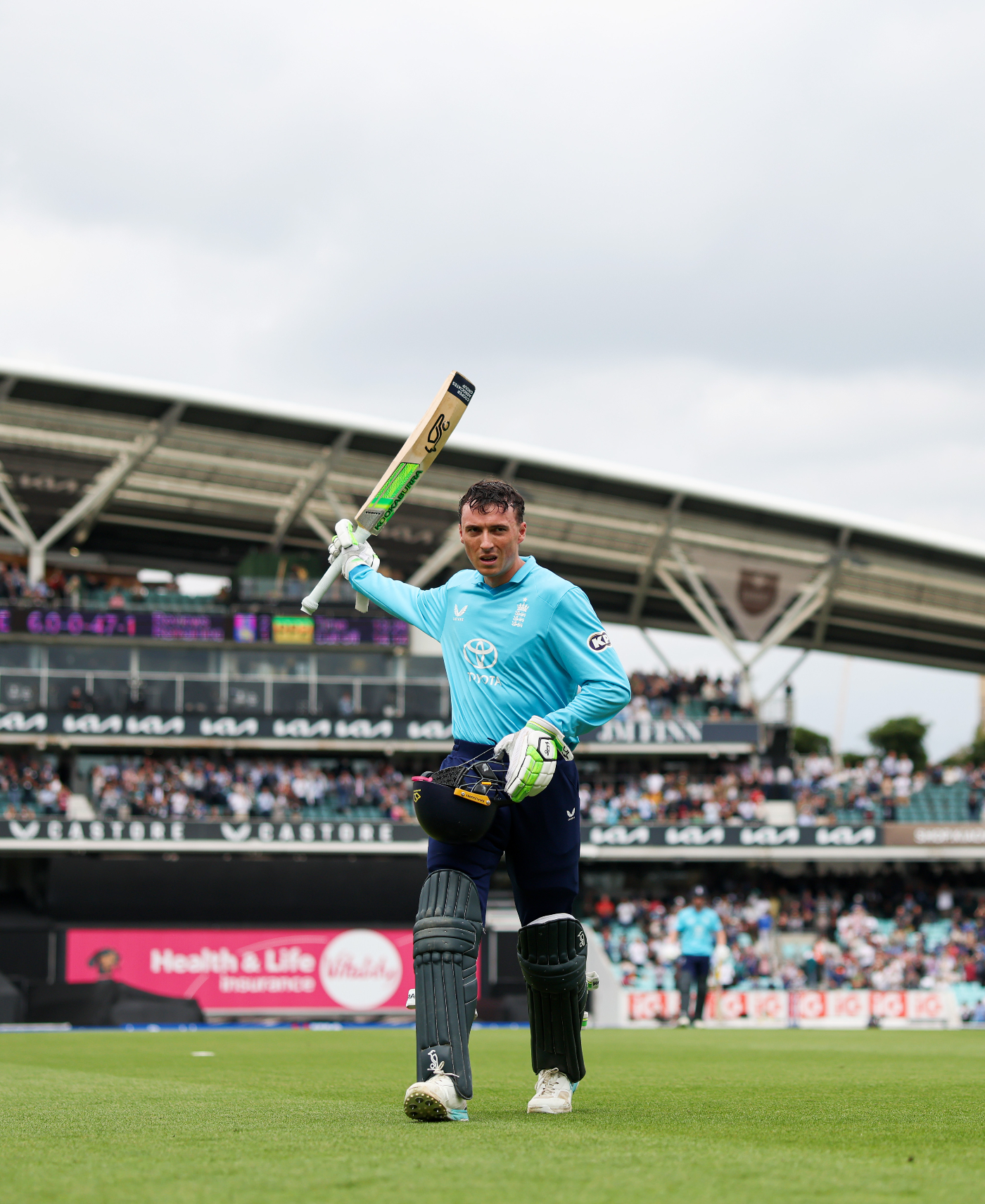 Banton hundred, Brook, Cox fifties drive England to 355-7