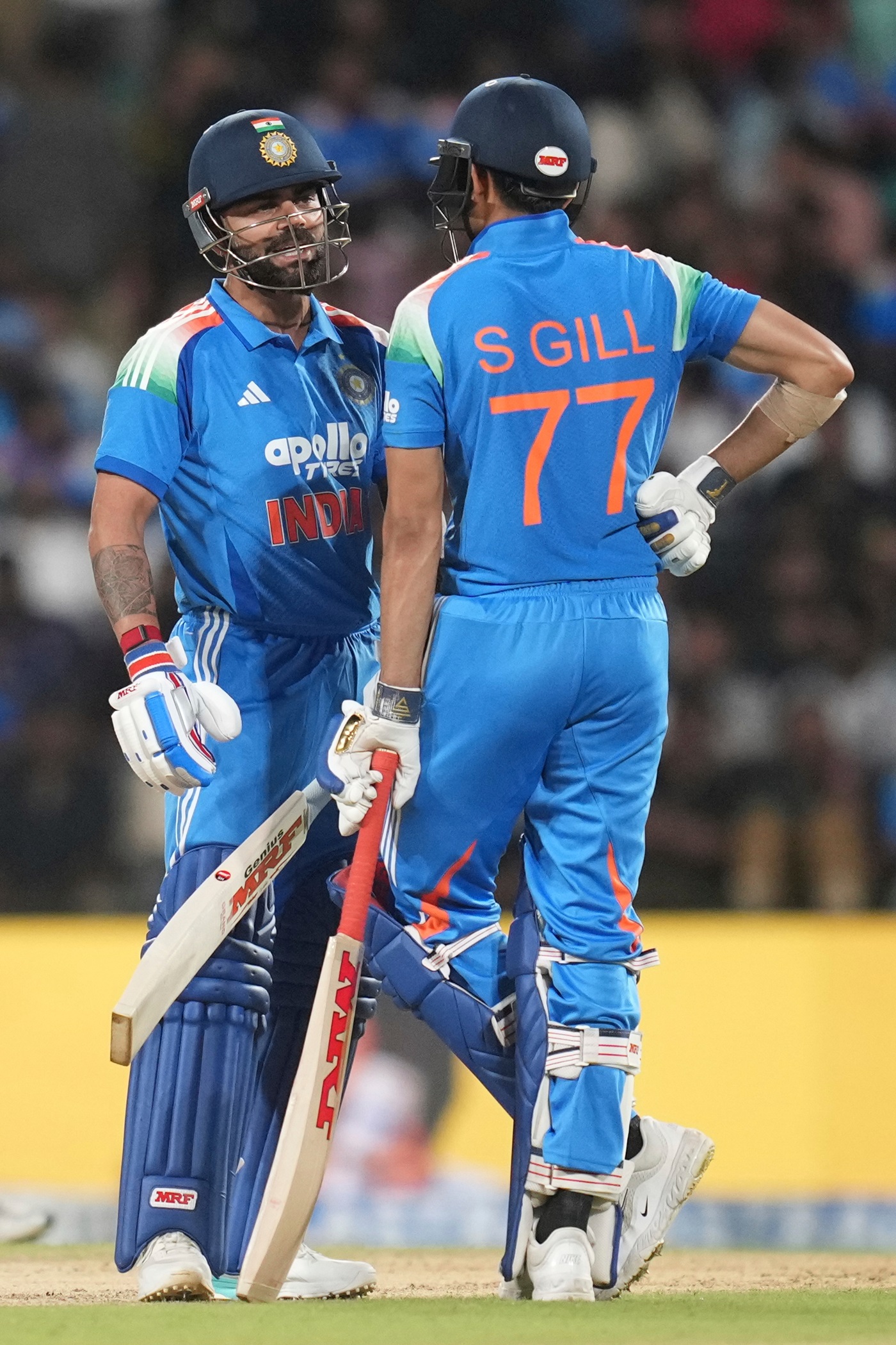 Kohli closes in on Gill at the top of men's ODI batters' rankings