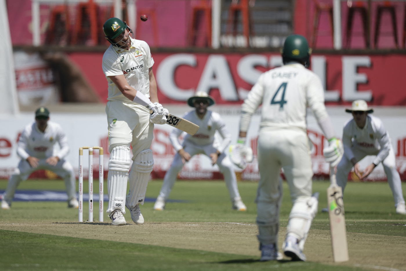 Australia struggle as Nortje and Jansen make their mark