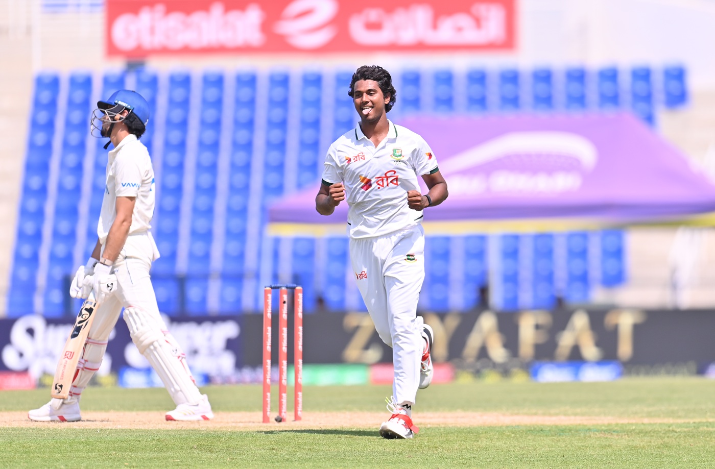 Rahmat 105* but Mahmud hat-trick gives Bangladesh lead