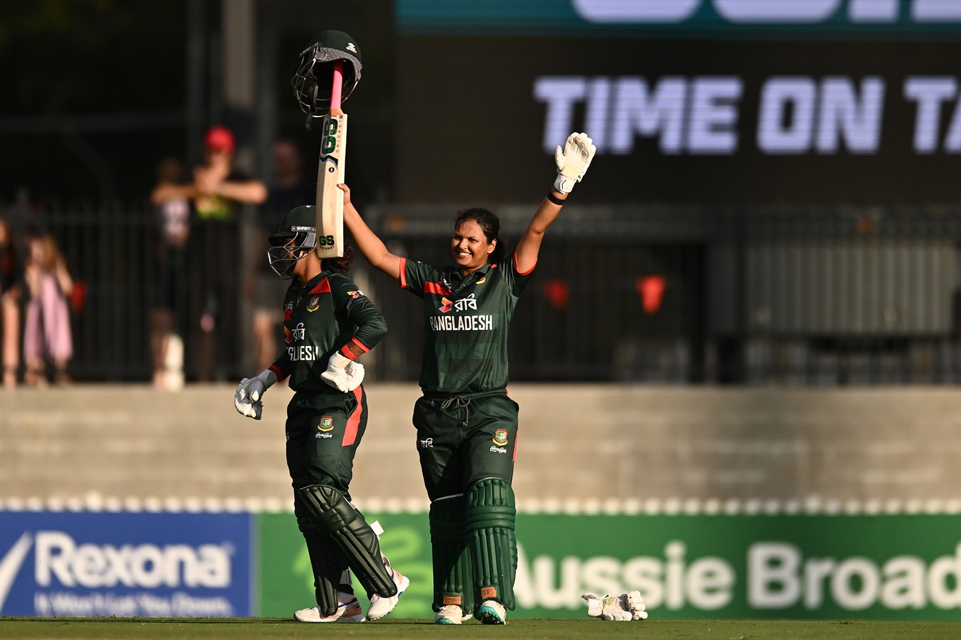 Mostary 118, Nigar 74* give Bangladesh 220 from 8 for 3