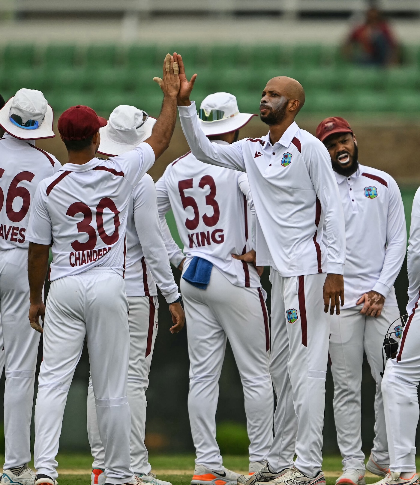 Bangladesh lose top order to Chase after taking slender lead