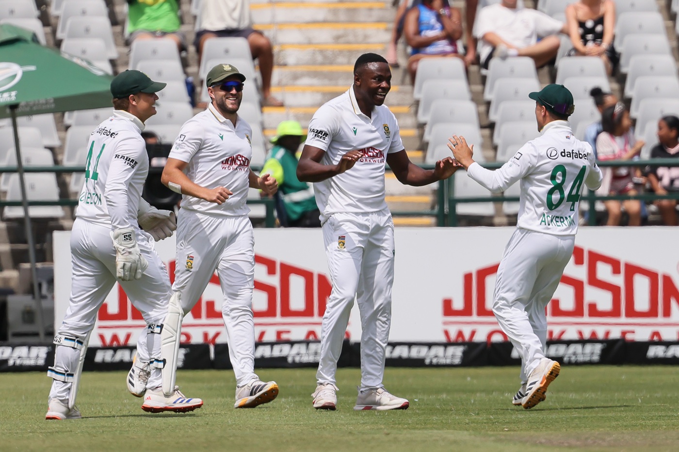 Rabada and Harmer Close In on Series Victory Against Australia