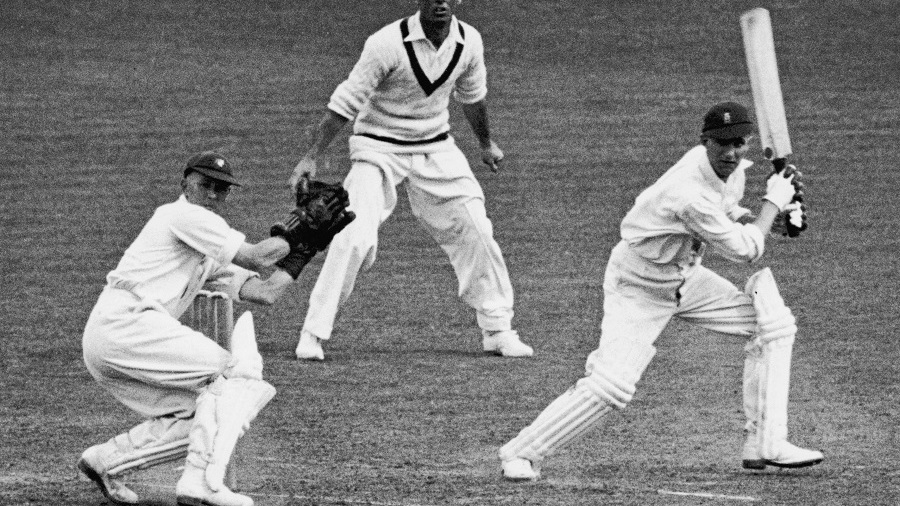 Len Hutton on his way to his record 364 Len Hutton on his way to his record 364
