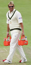 Shane Warne is relegated to drinks-carrying duties, Australia v Worcestershire, Worcester, August 1, 2005