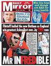 The front page of  <I>The Mirror</I>