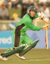 AB de Villiers stroked a fluent 39 before he was run out, Asia XI v Africa XI, Durban, August 20
