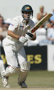 Simon Katich punches one down the ground, Northamptonshire v Australia, Northampton, August 21, 2005