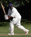 Janeiro Tucker on his way to 123, Canada v Bermuda, Toronto, August 25, 2005
