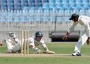 Shoaib Malik attempts to run out Phil Jaques, Pakistan A v Australia A, Rawalpindi Cricket Stadium, Rawalpindi, September 12, 2005