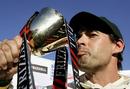 Stephen Fleming celebrates Nottinghamshire's title win, Kent v Notts, Canterbury, September 17, 2005