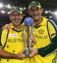 Ricky Ponting and Adam Gilchrist are over the moon, Australia v World XI, 3rd Odi, Melbourne, October 9, 2005