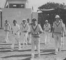 Geoff Boycott leads the England side for the first time against Pakistan, Pakistan v England, Karachi, January 18, 1978