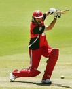 Jason Gillespie drives on his way to 42, South Australia v Western Australia, ING Cup, Adelaide, November 12, 2005