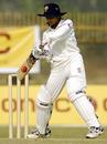 Mithali Raj cuts during her 78 at New Delhi as the India Women make a strong start against England, India Women v England Women, Only Test, New Delhi, November 21, 2005