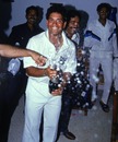 Sachin Tendulkar celebrates his first hundred in India, India v England, 2nd Test, Chennai, February, 1993