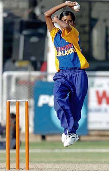 Sri Lanka women beat world cup runners up