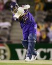 Mahela Jayawardene proved a lone spark in Sri Lanka's innings with 50 off 47 balls, Australia v Sri Lanka, VB Series, Docklands Stadium, Melbourne, January 13, 2006