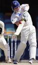 Brad Haddin shows the aggression which helped him make a 72-ball 76, Queensland v New South Wales, Brisbane, February 4, 2006