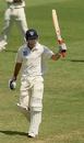 Jason Krejza raises his bat after scoring a half century, New South Wales v Western Australia, Pura Cup, Sydney, February 17 2006