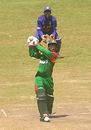 Mehrab Hossain jnr plays a lofted shot en route to his half-century, Sri Lanka v
Bangladesh, Under-19 World Cup, Colombo, February 18, 2006
