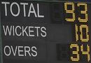 The harsh reality for Australia after they crash for 93, South Africa v Australia, 2nd ODI, Cape Town, March 3, 2006