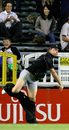 Lou Vincent finds himself in a soup, New Zealand v West Indies, 5th ODI, Auckland, March 4, 2006 