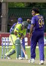Lasith Malinga gets rid of Salman Butt, Sri Lanka v Pakistan,1st ODI, Colombo (RPS), March 17 2006