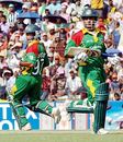 Javed Omar and Aftab Ahmed take a quick single, Bangladesh v Kenya, 2nd ODI, Khulna, March 20, 2006