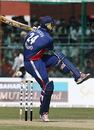 Kevin Pietersen pulls a four during his 28, Rajasthan Cricket Association President's XI v England XI, Jaipur, March 25, 2006