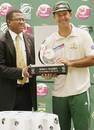 Ricky Ponting with the series trophy after beating South Africa 3-0, South Africa v Australia, 3rd Test, Johannesburg, 5th day, April 4, 2006