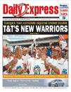 The front page of the <I>Trinidad & Tobago Express</I> celebrates victory,  April 20, 2006