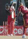 Tino Best cleans up Vusi Sibanda, West Indies v Zimbabwe, 4th ODI, Bourda, May 7, 2006