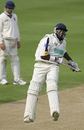 Michael Carberry celebrates his century as Hampshire make good progress, Warwickshire v Hampshire, County Championship, Edgbaston, May 9, 2006