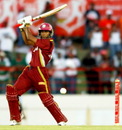 Sewnarine Chattergoon square-cuts en route to an unbeaten 54, West Indies v Zimbabwe, 5th ODI, St Lucia, May 10, 2006