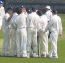 Scotland's players celebrate a wicket , Scotland v Namibia, Intercontinental Cup, Aberdeen, May 11, 2006
