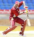 Runako Morton on his way to a hundred, West Indies v Zimbabwe, 6th ODI, Trinidad, May 13, 2006