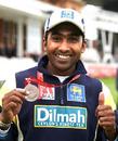 A grinning Mahela Jayawardene with his Man-of-the-Match award, England v Sri Lanka, 1st Test, Lord's, May 15, 2006