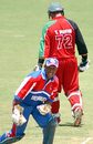 Kwame Tucker celebrates catching Terry Duffin, Bermuda v Zimbabwe, Tri-Nation ODI, Trinidad, May 18, 2006