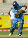 Mohammad Kaif clinched a thriller with an unbeaten 66, West Indies v India, 1st ODI, Kingston, May 18, 2006