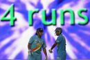 "Yes, son, more of those please!" Mohammad Kaif asks Mahendra Singh Dhoni to up the ante, West Indies v India, 1st ODI, Kingston, May 18, 2006
