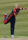 Dan Cullen rips another offbreak, Glamorgan v Somerset, C&G Trophy, Swansea, June 4, 2006