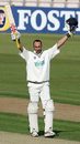 Nic Pothas reaches his hundred. He went on to make 117, Hampshire v Nottinghamshire, County Championship, Rose Bowl, June 7, 2006