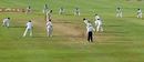 A panoramic view of the field positions in the closing stages of the day, West Indies v India, 2nd Test, St Lucia, 5th day, June 14, 2006