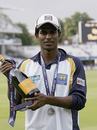 Upul Tharanga poses with his Man-of-the-Match award for his century, England v Sri Lanka, 1st ODI, Lord's, June 17, 2006 
